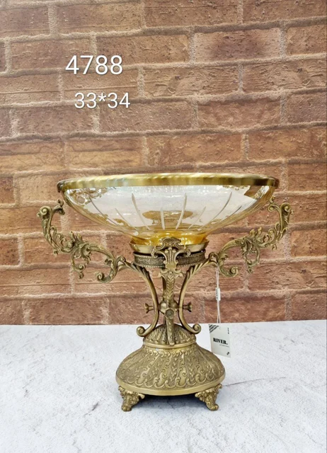 میوه خوری برنجی دو دسته