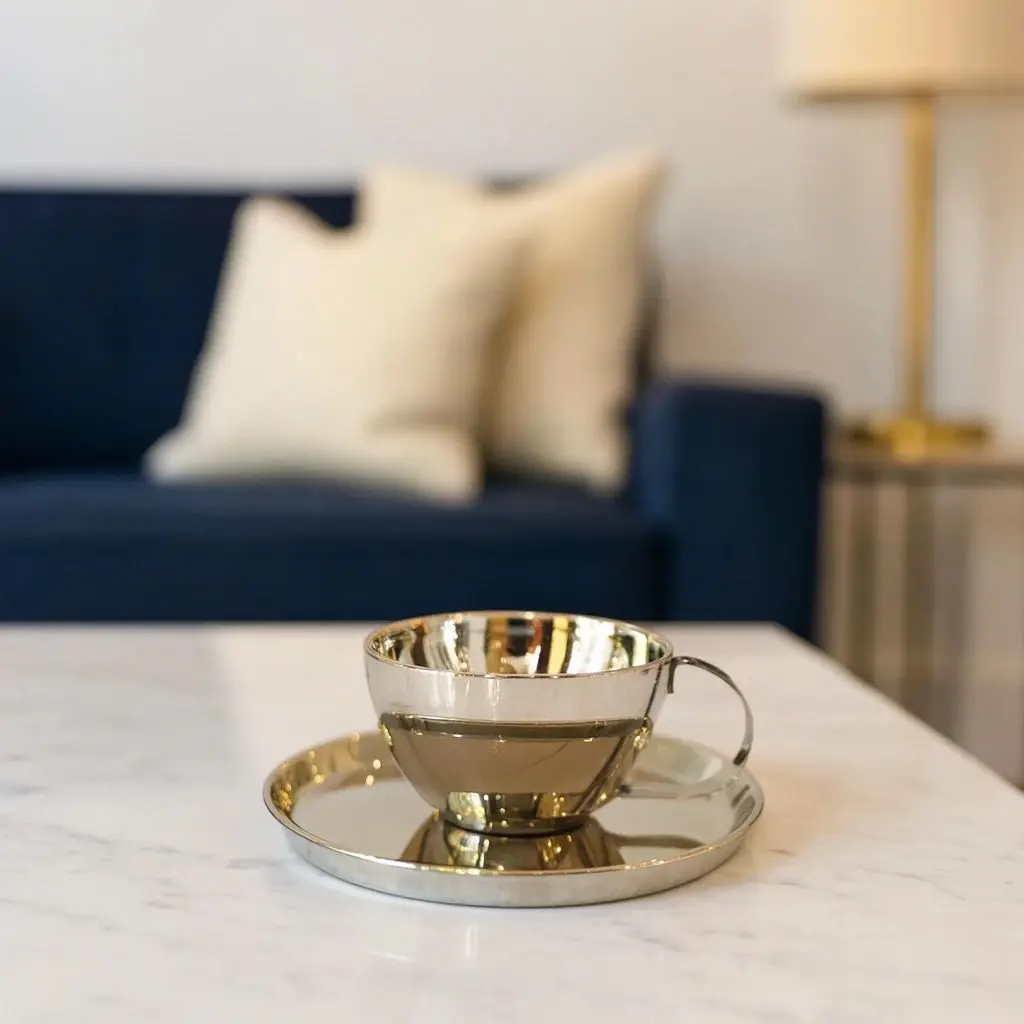 فنجان و زیر فنجان قهوه