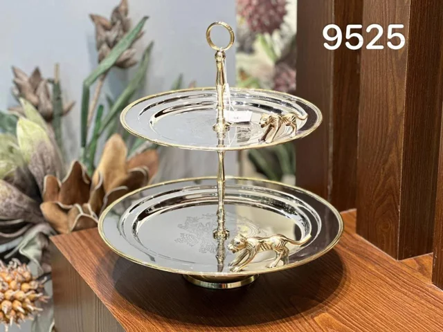 شیرینی خوری دو طبقه گرد